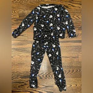 Pixie Lane boys rockstar pajamas size 6 pixielane
